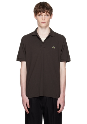 Lacoste Brown Classic Fit L.12.12 Light Piqué Polo