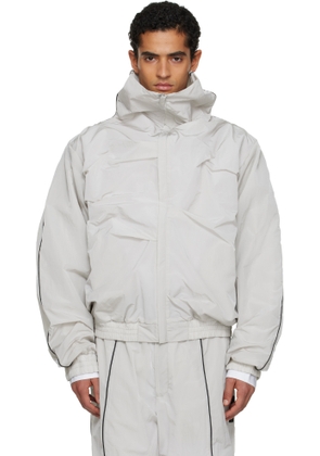 ALAINPAUL Gray Movement Track Jacket