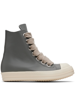 Rick Owens Gray Concordians Jumbolace Sneakers
