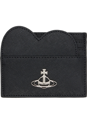 Vivienne Westwood Black Heart Card Holder