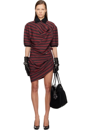 Vivienne Westwood Red & Black Ming Polo Minidress