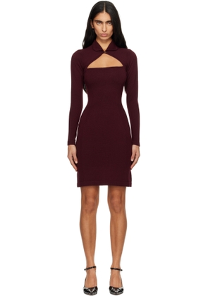 Vivienne Westwood Burgundy Pamela Minidress