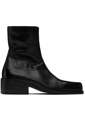 Marsèll Black Cassello Ankle Boots