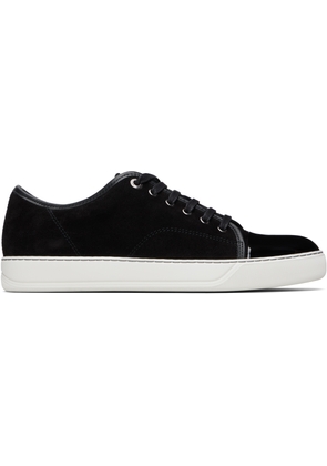 Lanvin Black DBB1 Suede & Patent Leather Sneakers