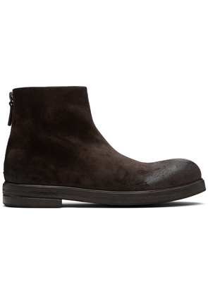 Marsèll Brown Zucca Zeppa Boots