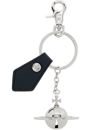 Vivienne Westwood Silver 3D Orb Keychain