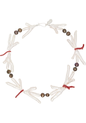 Gohar World Host Chicken Foot Coral Necklace