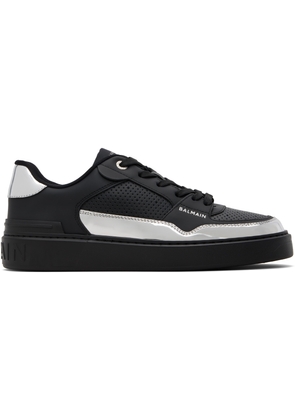 Balmain Black & Silver B-Court Flip Sneakers