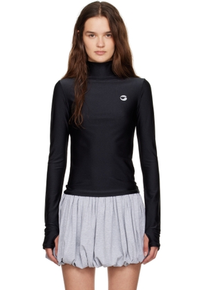 Coperni Black Tight High Neck Top