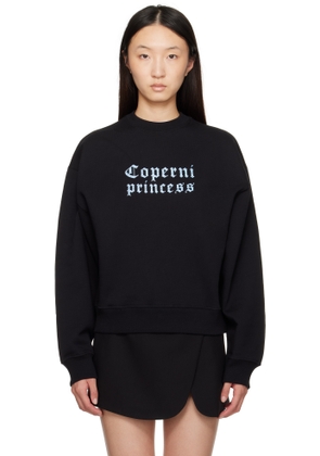 Coperni Black 'Coperni Princess' Sweatshirt