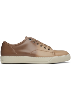 Lanvin Tan DBB1 Gradation Leather Sneakers