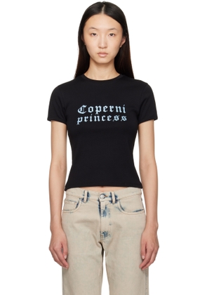 Coperni Black 'Coperni Princess' Slim-Fit T-shirt