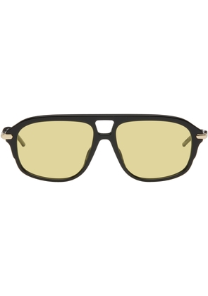 Givenchy Black GV One Aviator Sunglasses