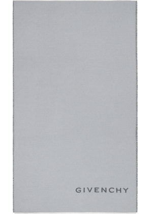 Givenchy Gray 'Givenchy' Woven Scarf