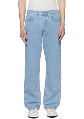 Dries Van Noten Blue Faded Jeans
