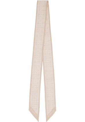 Givenchy Beige 4G All Over Bandeau Scarf