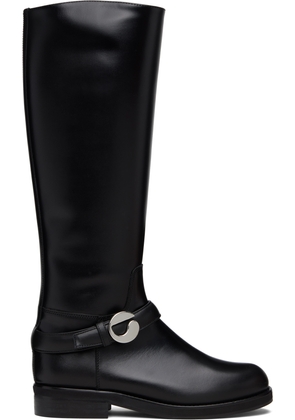 Coperni Black Belt Cavalier Tall Boots