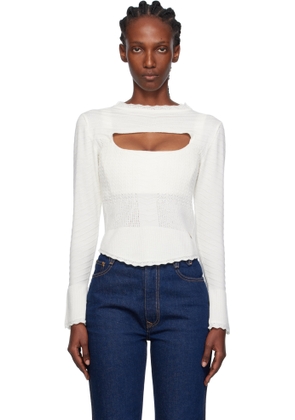 Vivienne Westwood White Maria Corset Top