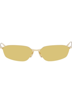 Balenciaga Gold Invisible 2.0 Geometrical Sunglasses