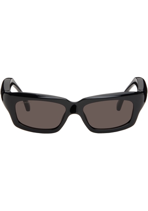 Balenciaga Black Rectangular Sunglasses
