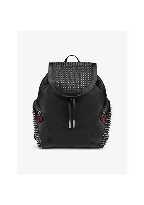 Mens Christian Louboutin Funky Spike-Embellishment Leather Backpack