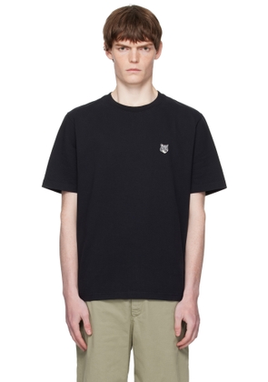 Maison Kitsuné Black Bold Fox Head Patch Oversize T-shirt