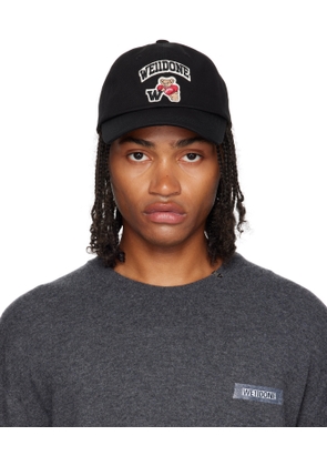 We11done Black Varsity Logo Cap