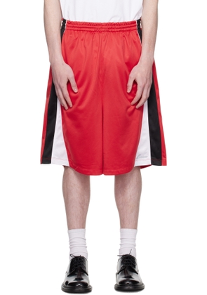 We11done Red Se11done Track Shorts