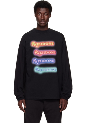 We11done Black Neon Logo T-shirt