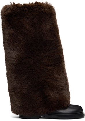 Epingler Brown Combi Socks Tall Boots