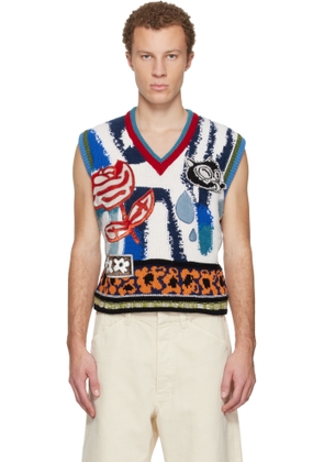 Marni Multicolor V-Neck Vest