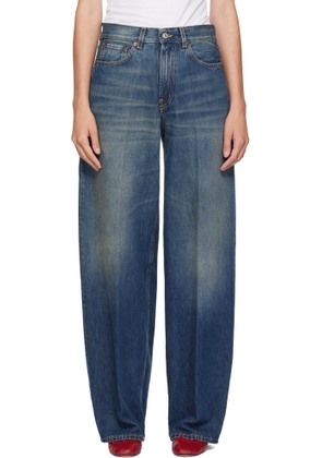 6397 Blue Loose Roomy Jeans