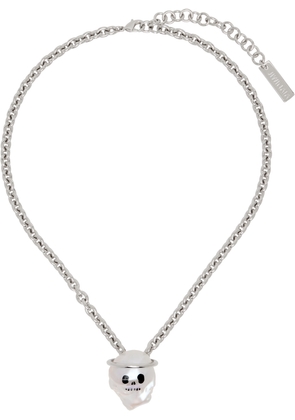 JIWINAIA SSENSE Exclusive Skull Halo Necklace