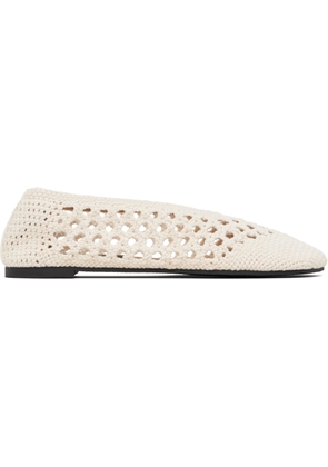 Stella McCartney Off-White Ryder Day Cotton Crochet Loafers