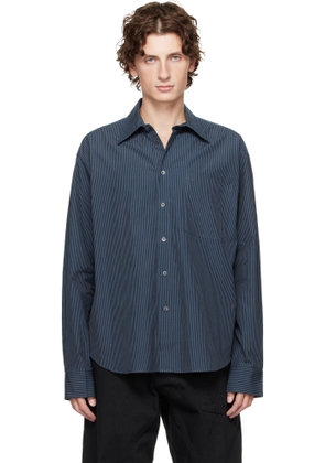JW Anderson Navy Striped Shirt