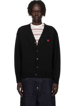 Kenzo Black Kenzo Paris 'Boke Flower' Embroidered Cardigan