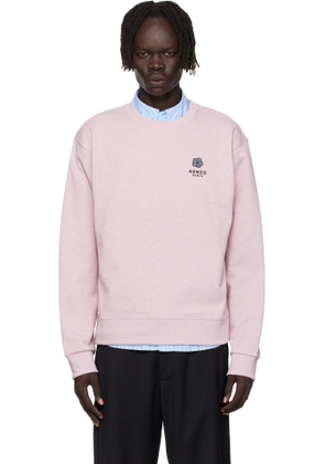 Kenzo Pink Kenzo Paris 'Boke Flower' Embroidered Sweatshirt