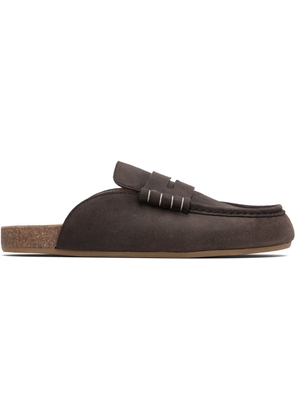 JW Anderson Brown Stitch Loafers