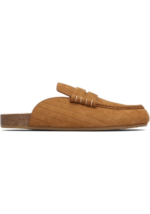 JW Anderson Tan Stitch Loafers