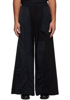 Julius Black Outpost Wide Sweatpants