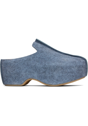 JW Anderson Blue Platform Clogs