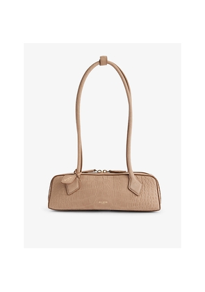 Womens Alaia Le Teckel Small Leather Shoulder Bag