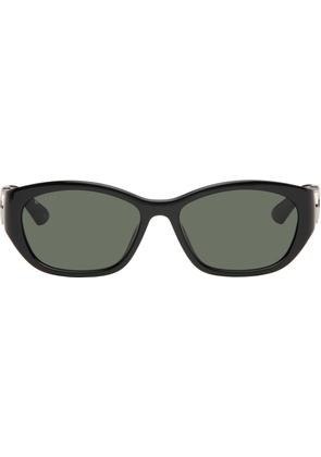 Gucci Black Hailey Round Sunglasses