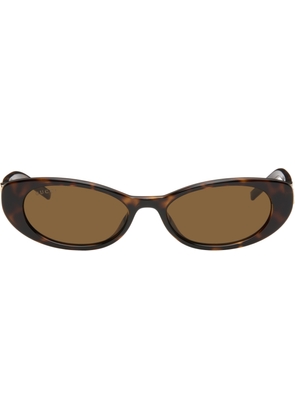 Gucci Brown G String Cat Eye Sunglasses