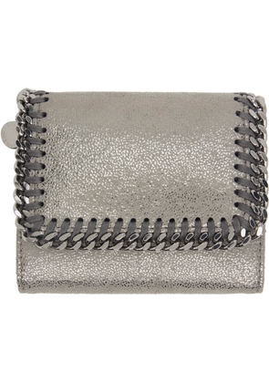 Stella McCartney Silver Falabella Small Flap Wallet