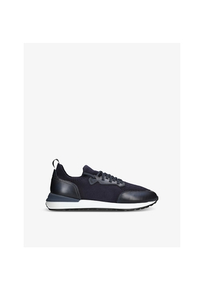 Mens Magnanni Grafton Knitted Low-Top Trainers