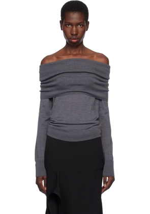 Stella McCartney Gray Light Wool Sweater