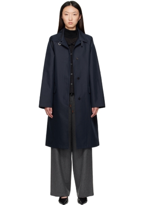 LE17SEPTEMBRE Navy Mac Trench Coat