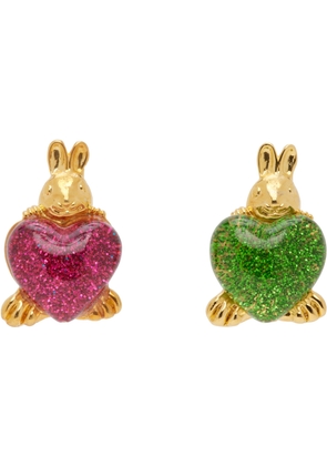 Chopova Lowena Belly Bunnies Stud Earrings