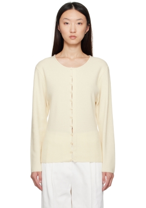 LE17SEPTEMBRE Off-White Button Down Cardigan